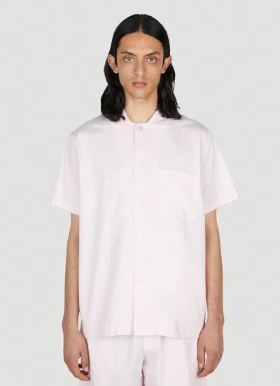 Tekla Short Sleeve Shirt In Pink