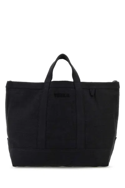 TEKLA SLATE CANVAS SHOPPING BAG