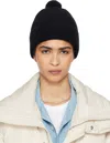 Tekla Ssense Exclusive Black Auralee Edition Night Knit Beanie In Top Black