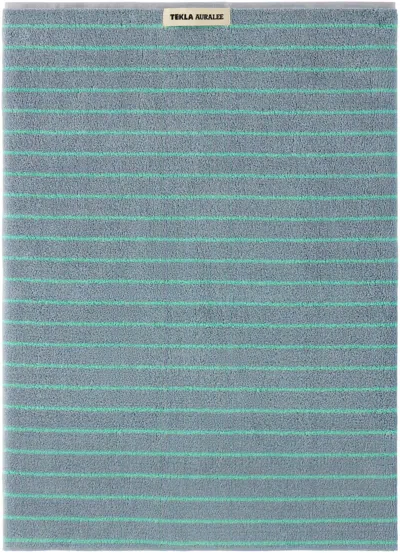 Tekla Ssense Exclusive Blue Auralee Edition Bath Towel