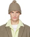 Tekla Ssense Exclusive Brown Auralee Edition Night Knit Beanie In Natural Brown