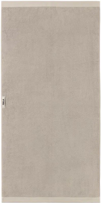 Tekla Ssense Exclusive Gray Terry Heavyweight Bath Towel In Stone