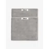Tekla Stone Heavyweight Terry Cotton Hand Towel In Gray