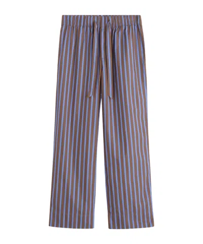 Tekla Striped Pajama Pants In Multi