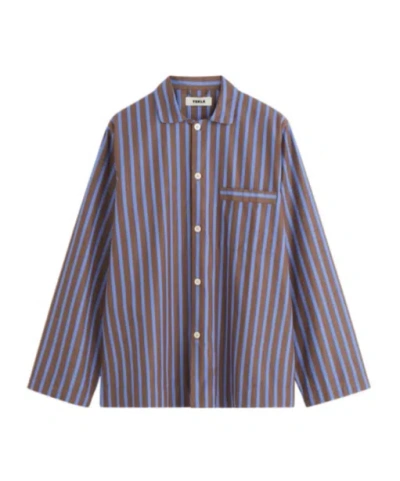 Tekla Striped Pajamas In Multi