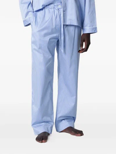 Tekla Striped Pajamas Trousers In Multi