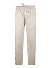 Tekla Striped Pyjama Trousers In Neutral