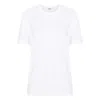 Tekla Crew-neck Organic Cotton T-shirt In White