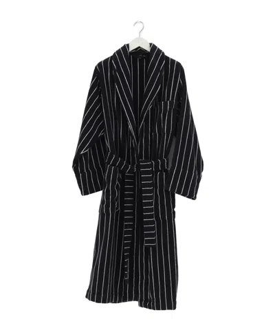Tekla Terry Classic Bathrobe In Black