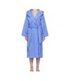 Tekla Blue Classic Bathrobe In Blue