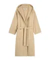 Tekla Terry Hooded Bathrobe In Neutral