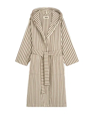 TEKLA TERRY HOODED BATHROBE