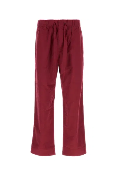 TEKLA TYRIAN PURPLE FLANNEL JOGGERS
