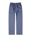 Tekla Verneuil Stripe-pattern Pyjama Trousers In Blue