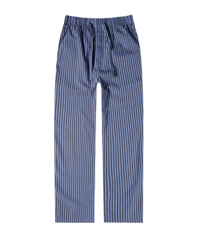 TEKLA VERNEUIL STRIPE-PATTERN PAJAMA BOTTOMS