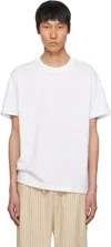 Tekla White Sleeping T-shirt In White