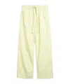 Tekla X Auralee Collaboration Pajama Pants In Yellow