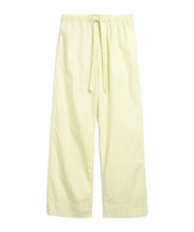Tekla X Auralee Collaboration Pajama Pants In Yellow