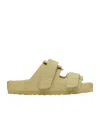 Tekla Yellow Birkenstock Edition Uji Sandals In Brown