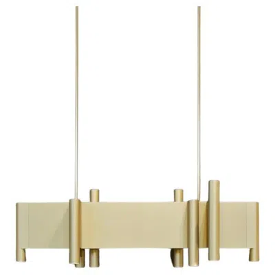 Pre-owned Tekna Aldwych 1m Aluminium Lacquered Custom Color In Sand