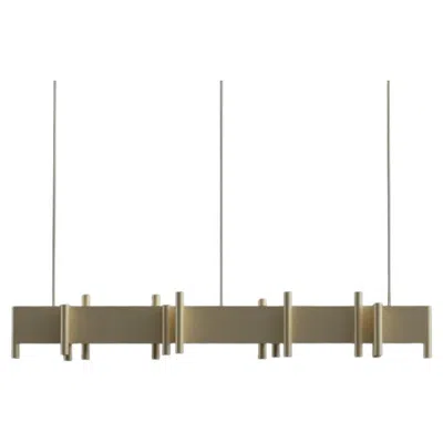 Pre-owned Tekna Aldwych Aluminium Lacquered Sateen Brass In Brown