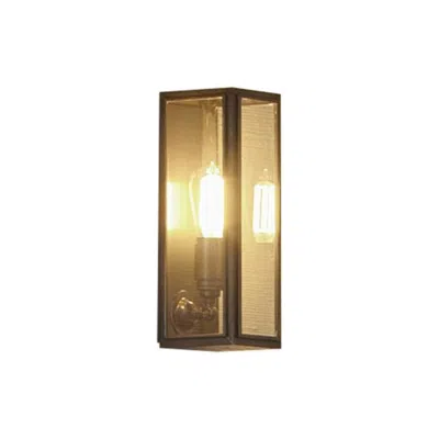 Pre-owned Tekna Annet Gauze-c Wall Light With Dark Bronze Finish And Clear Glass In Brown