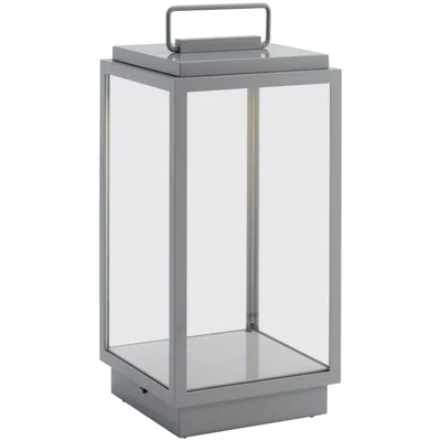 Pre-owned Tekna Blakes Table Lamp In Bronze With French Grey Lacquer In Gray