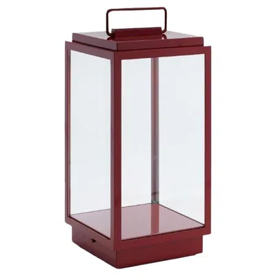 Pre-owned Tekna Blakes Table Lamp In Bronze With Kenia Red Lacquer