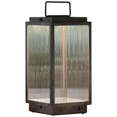 Pre-owned Tekna Blakes Table Lamp In Dark Bronze With Rivuletta Glass In Gold