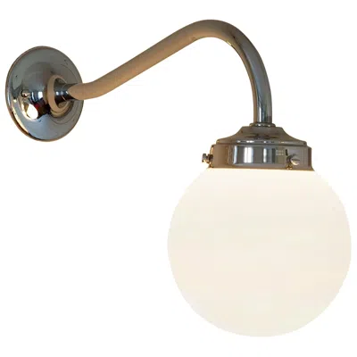 Pre-owned Tekna Clovelly Wall Light With Polished Nickel Finish In Sand