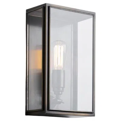 Pre-owned Tekna Essex Sateen Brass Ribbed Glass In Transparent