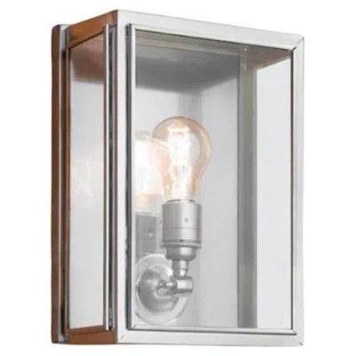 Pre-owned Tekna Essex Small Sateen Brass Clear Glass In Transparent