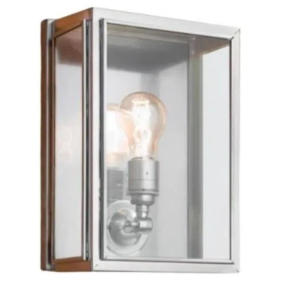 Pre-owned Tekna Essex Small Sateen Brass Ribbed Glass In Transparent