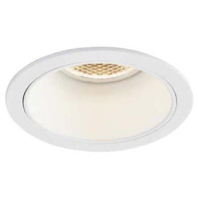 Pre-owned Tekna Flatspot 1 Trim Gu10 Led Recessed Downlight With White Finish