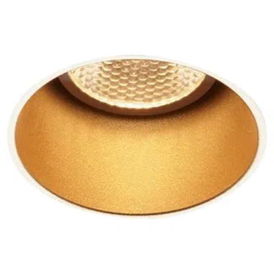 Pre-owned Tekna Flatspot 1 Trimless Citizen Led Recessed Downlight With Gold Color Finish