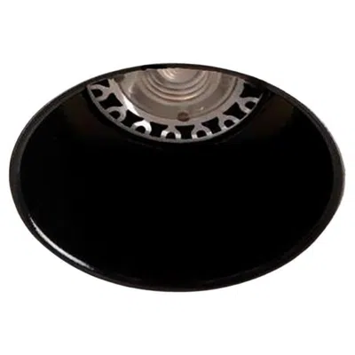 Pre-owned Tekna Flatspot 1 Trimless Gu10 Led Recessed Downlight With Black Finish