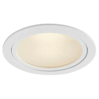 Pre-owned Tekna Flatspot 2 Trim 12v Led Downlight With White Finish, Frosted Glass