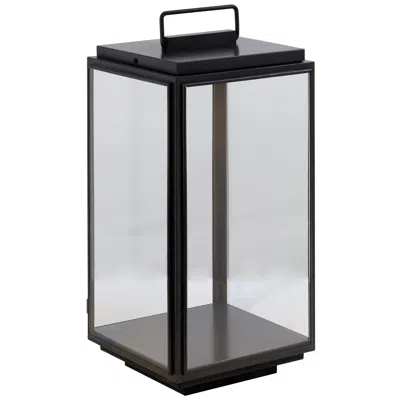 Pre-owned Tekna Ilford Floor Light With Dark Bronze Finish And Clear Glass In Gold