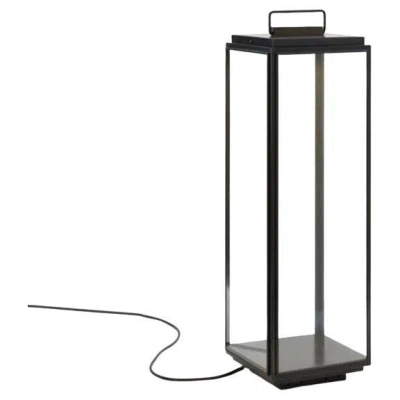 Pre-owned Tekna Ilford Floor Xl - 3000k Sateen Brass Frosted Glass In Black