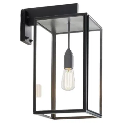 Pre-owned Tekna Ilford Wall Dark Bronze Ribbed Glass In Black