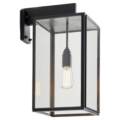 Pre-owned Tekna Ilford Wall-c Wall Light With Dark Bronze Finish And Frosted Glass In Gold