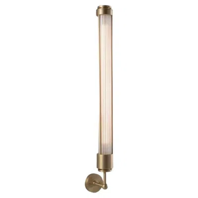 Pre-owned Tekna Kembleford Wall Single Large Led 2200k Polished Nickel Plated Brass In Sand