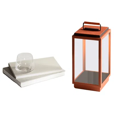 Pre-owned Tekna Leather Covered Blake's Table Lamp By  And Gio Bagnara In Sand