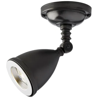 Pre-owned Tekna Lilley Shade On Box Led Light With Dark Bronze Finish In Black