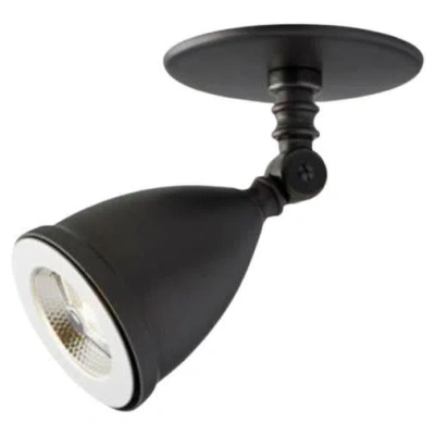 Pre-owned Tekna Lilley Shade Recessed Led Light With Dark Bronze Finish In Black