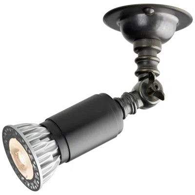 Pre-owned Tekna Lilley Spot Gu10 Led Spot Light With Dark Bronze Finish In Gold