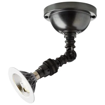 Pre-owned Tekna Lilley Spot On Box Led Light With Dark Bronze Finish In Black