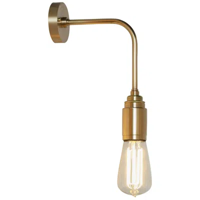 Pre-owned Tekna Looe-c Wall Light With Sateen Brass Finish In Sand