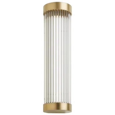 Pre-owned Tekna Mercer Wall Light With Gold Plated Brass Finish