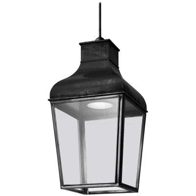 Pre-owned Tekna Montrose Led Pendant Light With Dark Bronze Finish And Clear Glass In Gold